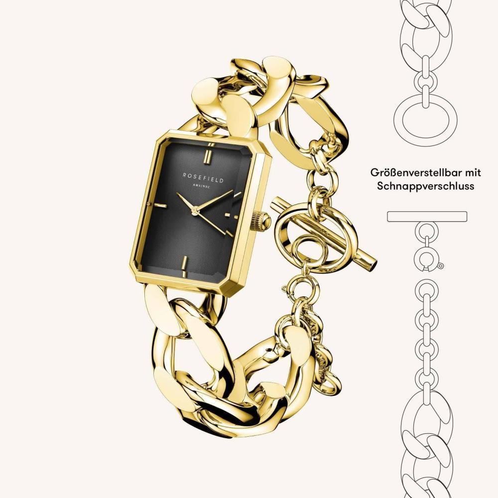 ROSEFIELD women's watch STUDIO The Octagon XS Black Gold SBGSG-O57