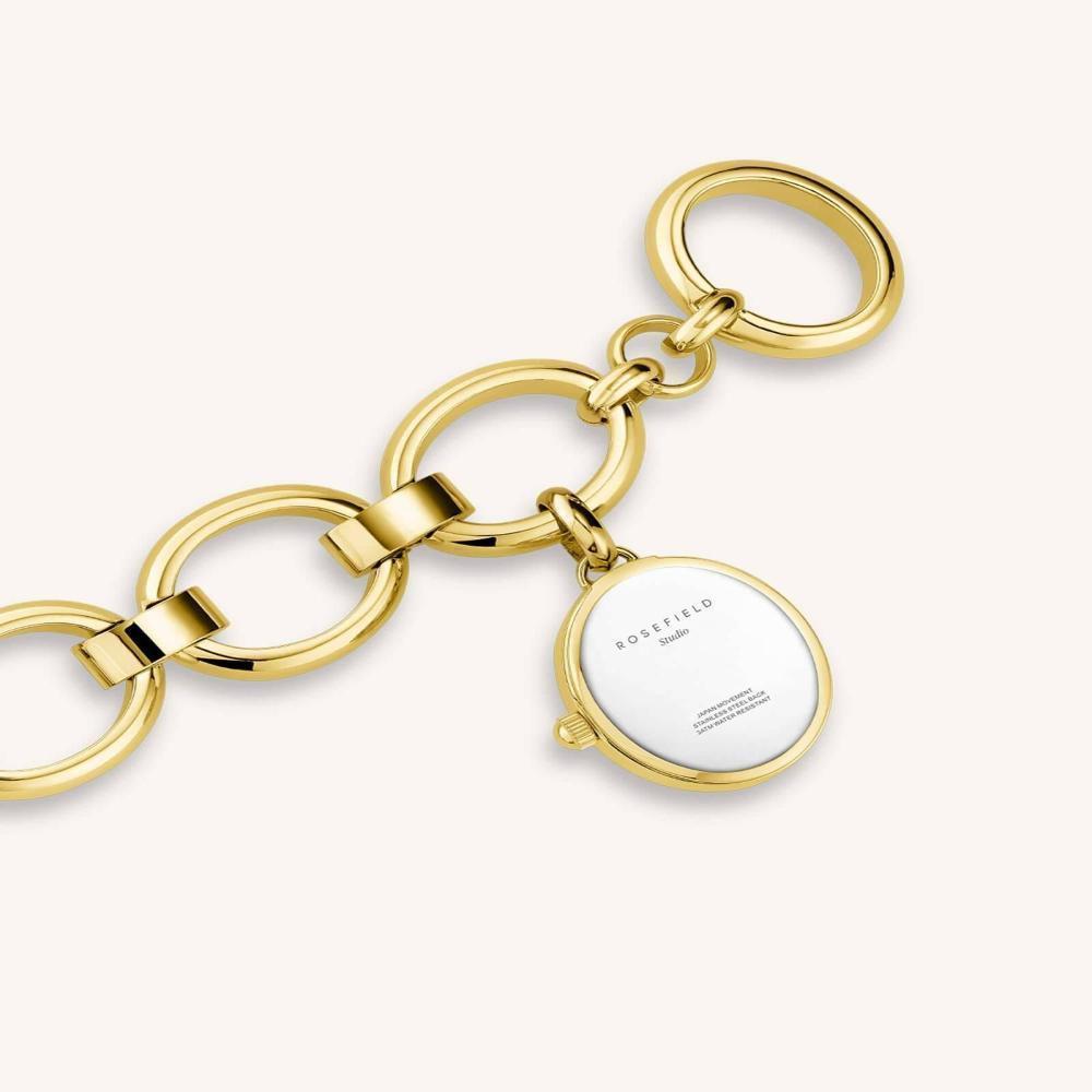 ROSEFIELD Damenuhr STUDIO Kettenuhr Gold oval SWGSG-OV13