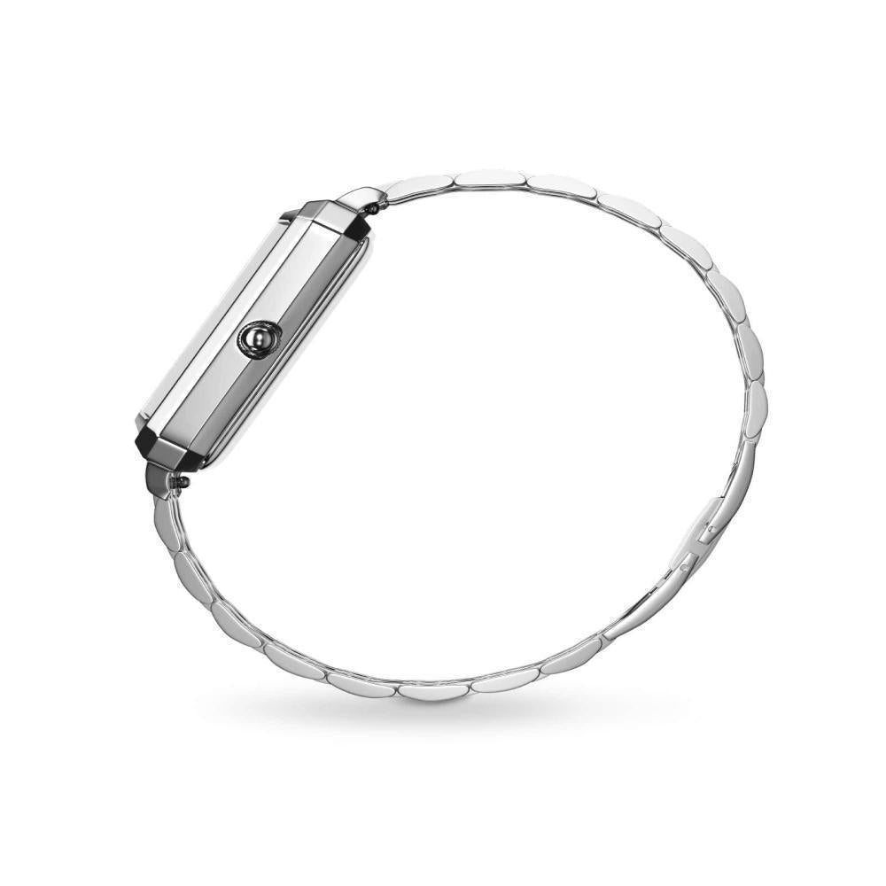 ROSEFIELD Women's Watch The Octagon White Sunray Steel Silver OCWSS-O41
