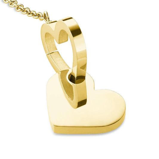 ROSEFIELD earrings double hearts hanging gold JEDHG-J686