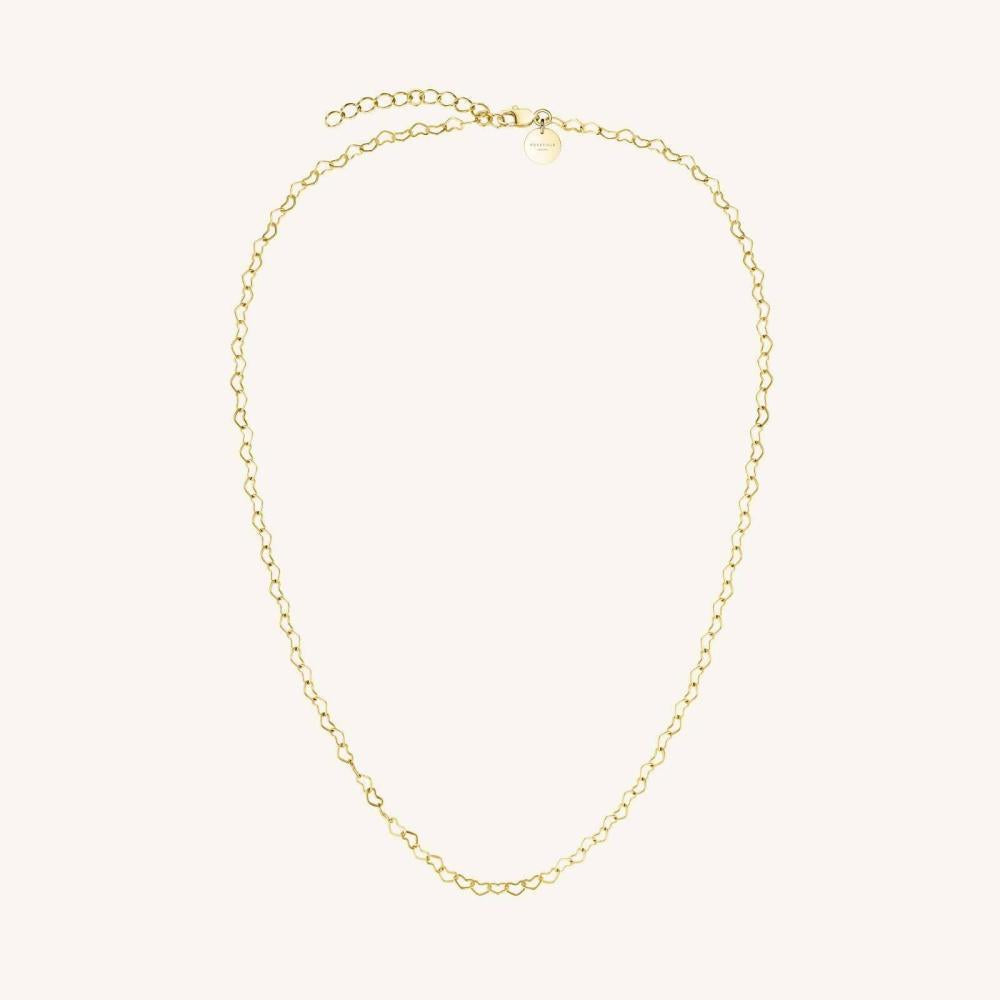 ROSEFIELD Hearts Chain Necklace Gold