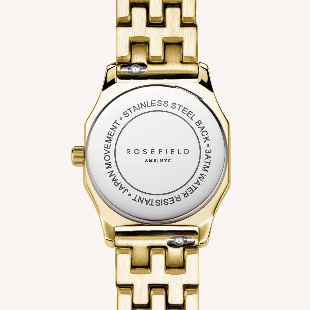 ROSEFIELD Women's Watch Gemme White Steel Gold GWGSG-G02