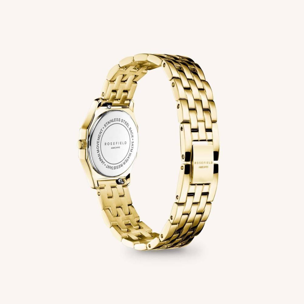 ROSEFIELD Women's Watch Gemme White Steel Gold GWGSG-G02