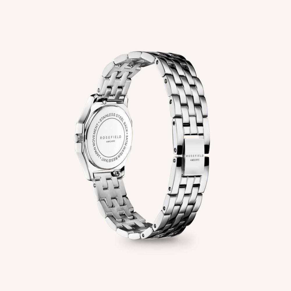 ROSEFIELD Women's Watch Gemme White Steel Silver GWSSS-G04