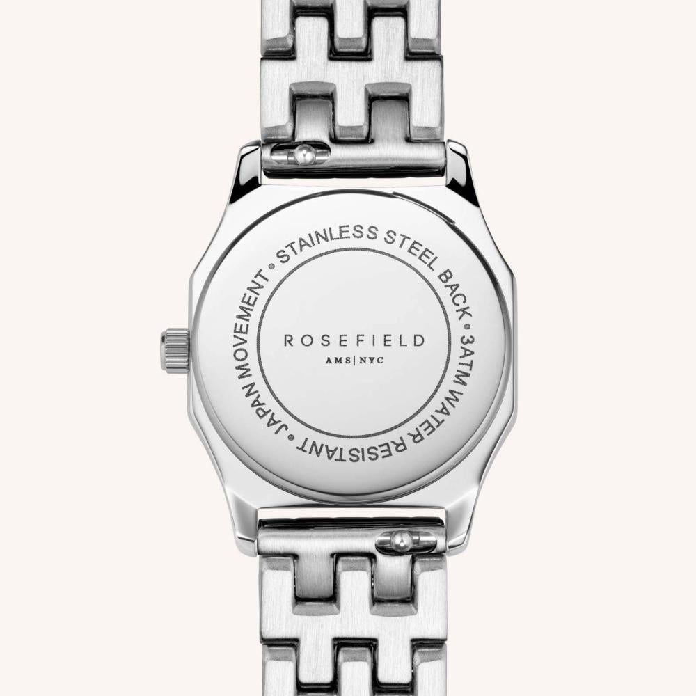 ROSEFIELD Women's Watch Gemme White Steel Silver GWSSS-G04