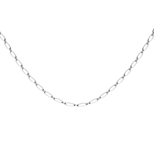 ROSEFIELD Halskette Oval Necklace Silver JNOLS-J544