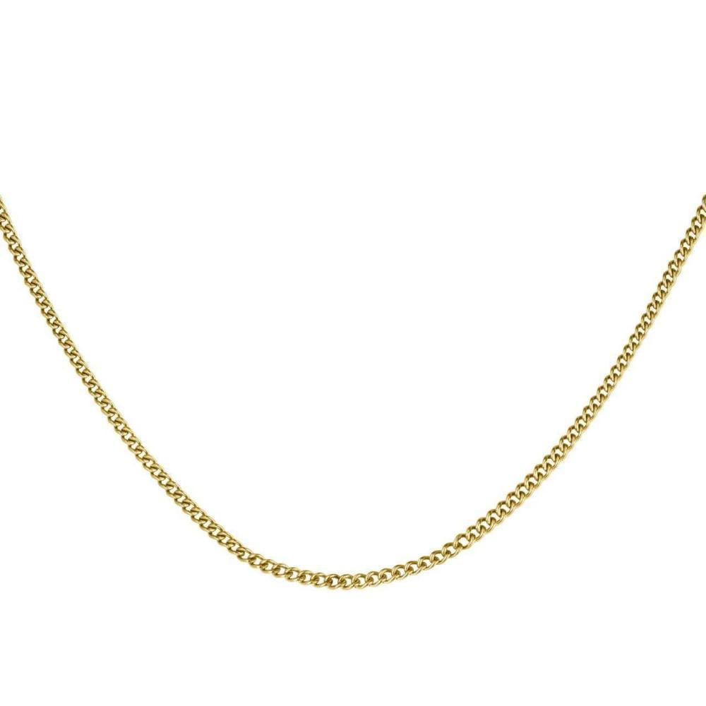 ROSEFIELD Halskette Flat Curb Necklace Gold