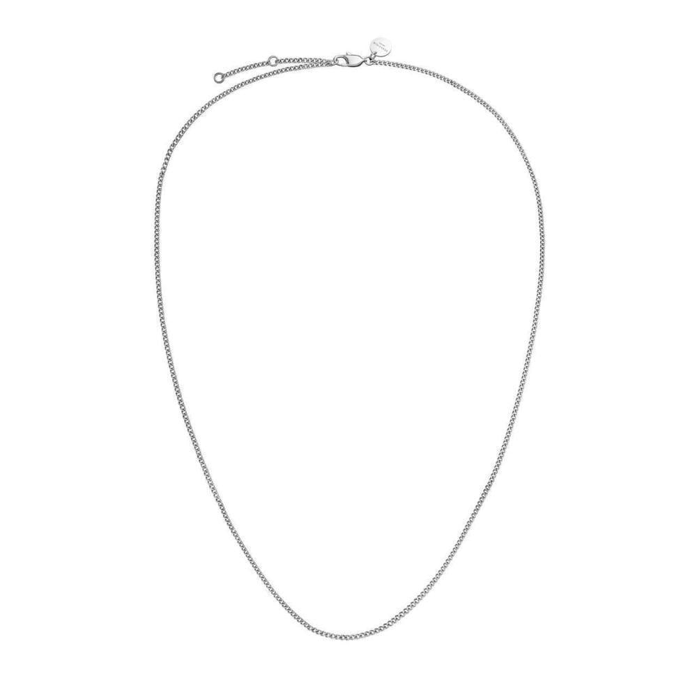 ROSEFIELD Necklace Flat Curb Necklace Silver JNFCS-J623