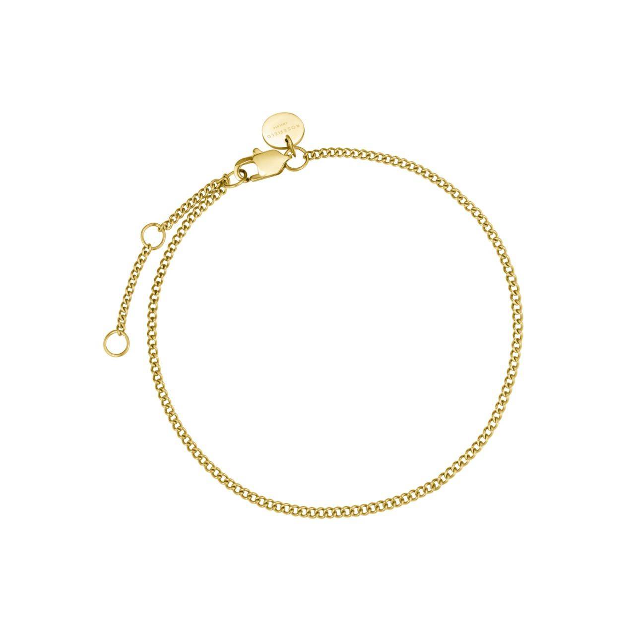 ROSEFIELD Armband Flat Curb Bracelet Gold