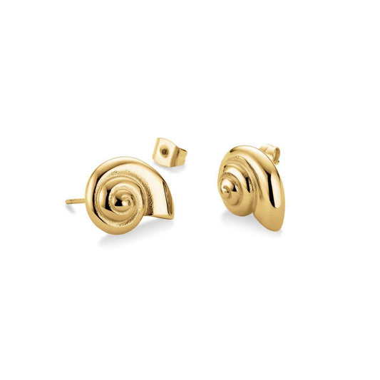 ROSEFIELD Damen Ohrringe Sundial Muschel Gold JESSG-J822