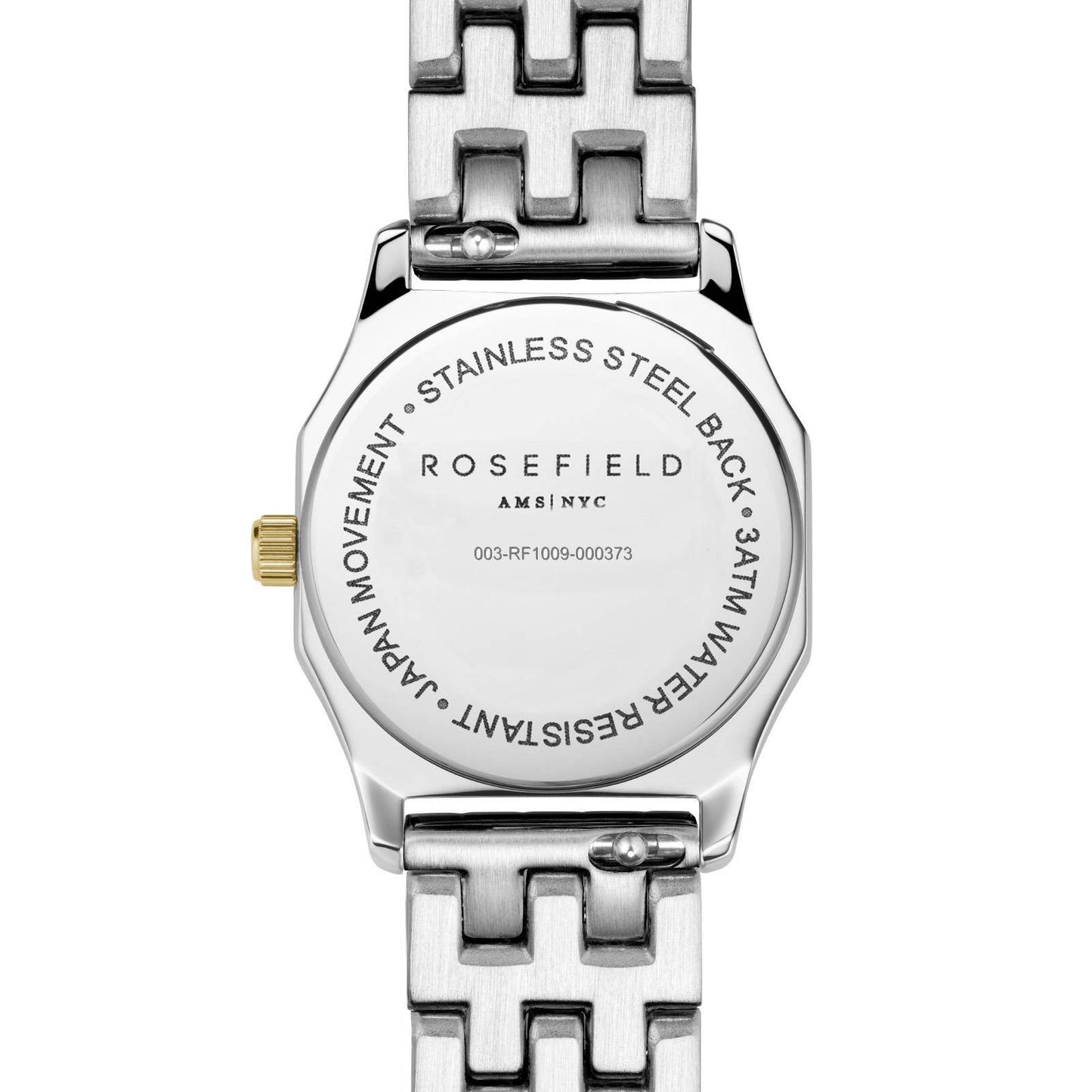ROSEFIELD Damenuhr Gemme Weiß Bicolor Silber Gold GWSSS-G03