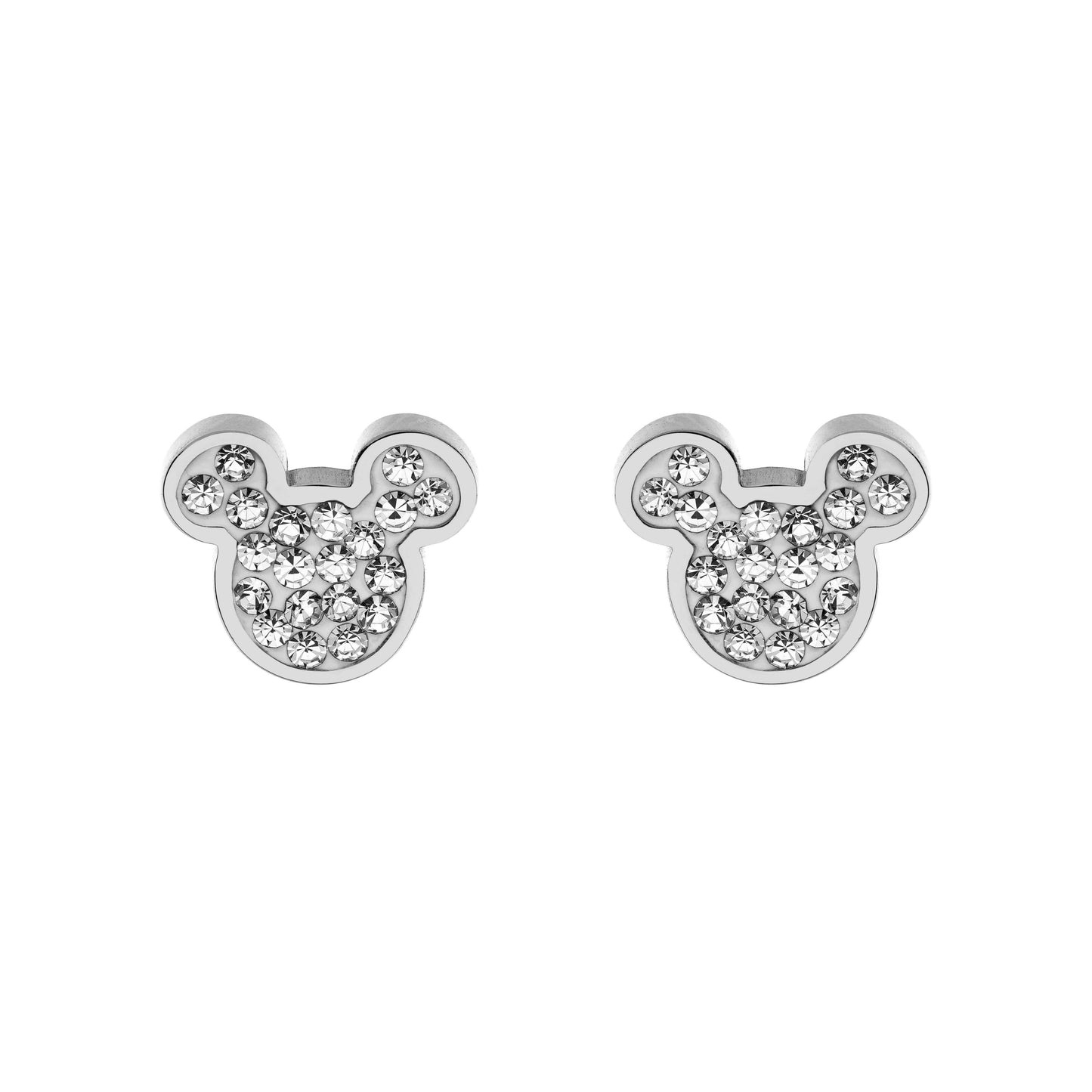 DISNEY Ohrringe Mickey Mouse Silber Edelstahl E600178RWL-B.CS