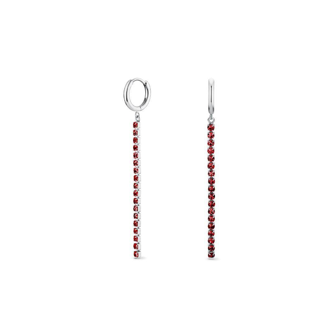 ROSEFIELD Ohrringe Tennis Siam Silber JETSS-J925