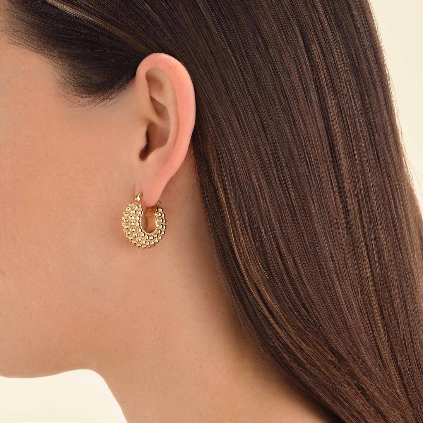 ROSEFIELD Ohrringe Bubble Hoops Gold JEBHG-J797