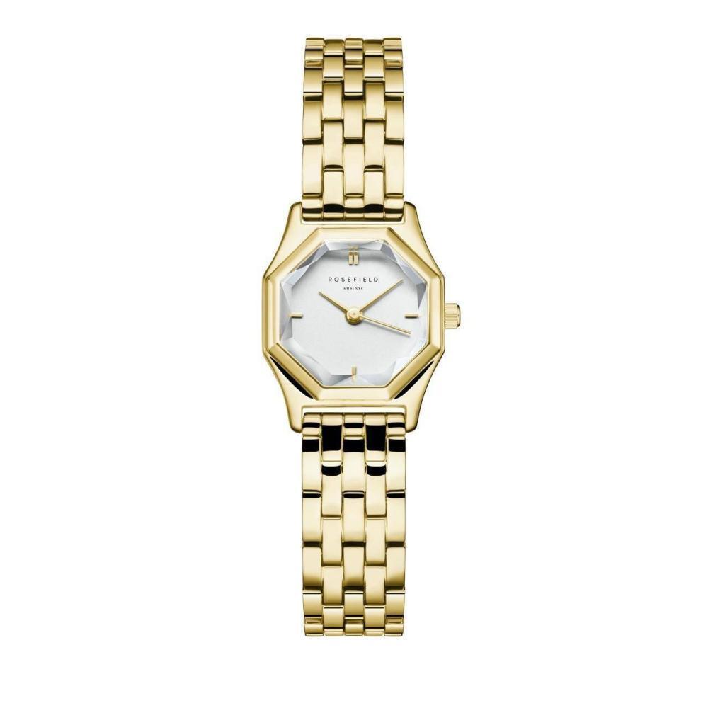 ROSEFIELD Women's Watch Gemme White Steel Gold GWGSG-G02