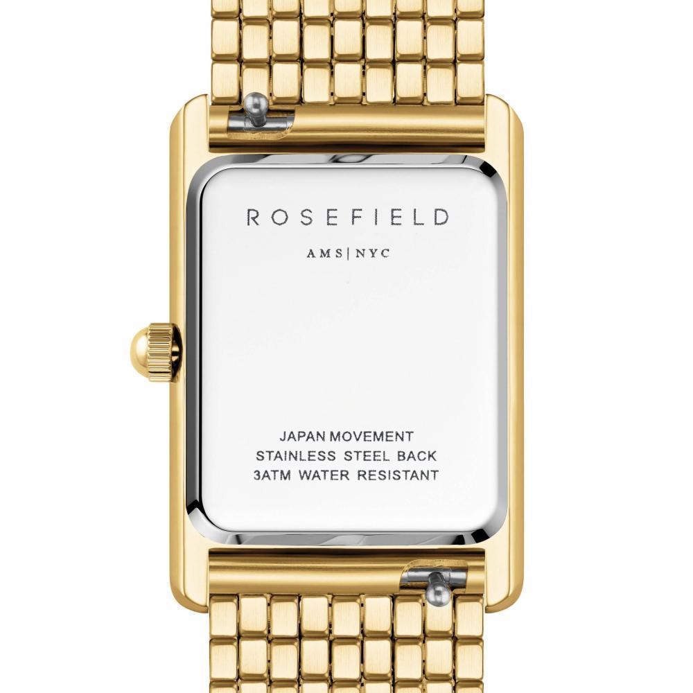 ROSEFIELD Damenuhr Heirloom Minz-Grün Gold eckig HMGSG-H04