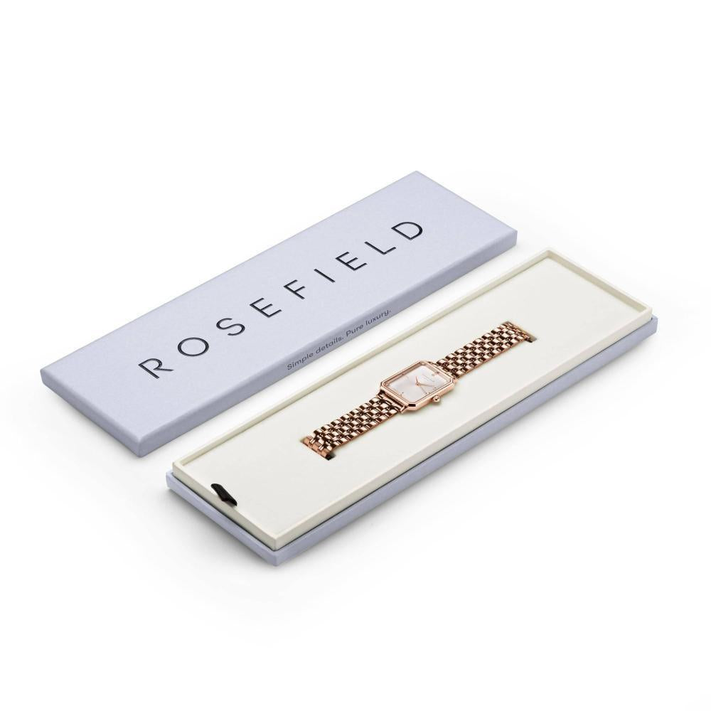 ROSEFIELD Damenuhr Octagon Rosegold eckig OCWSRG-O42