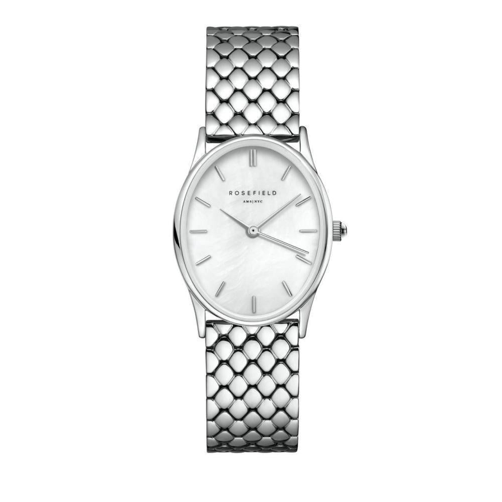ROSEFIELD Women's Watch The Oval White MOP Steel Silver OWGSS-OV03 OWGSS-OV03