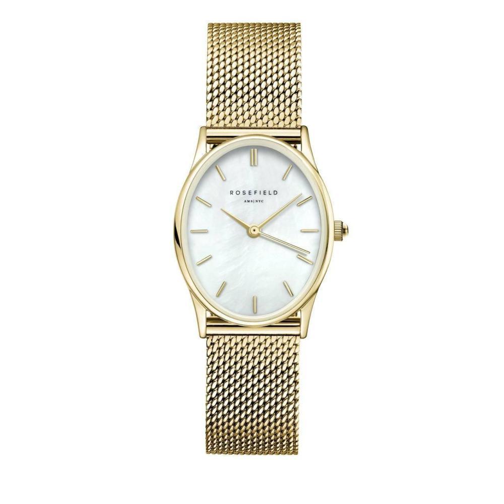 ROSEFIELD Damenuhr Oval Mesh Gold OWGMG-OV10