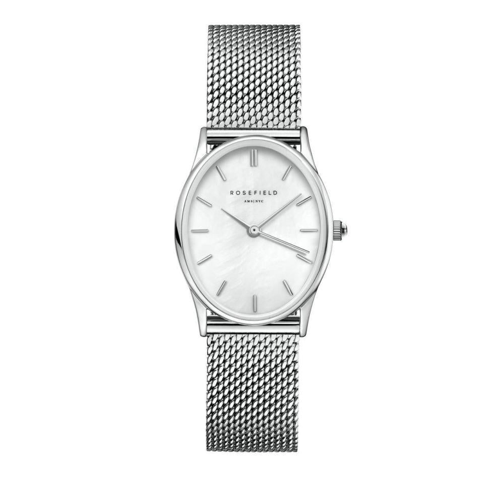 ROSEFIELD Damenuhr Oval Mesh Silber OWSMS-OV11