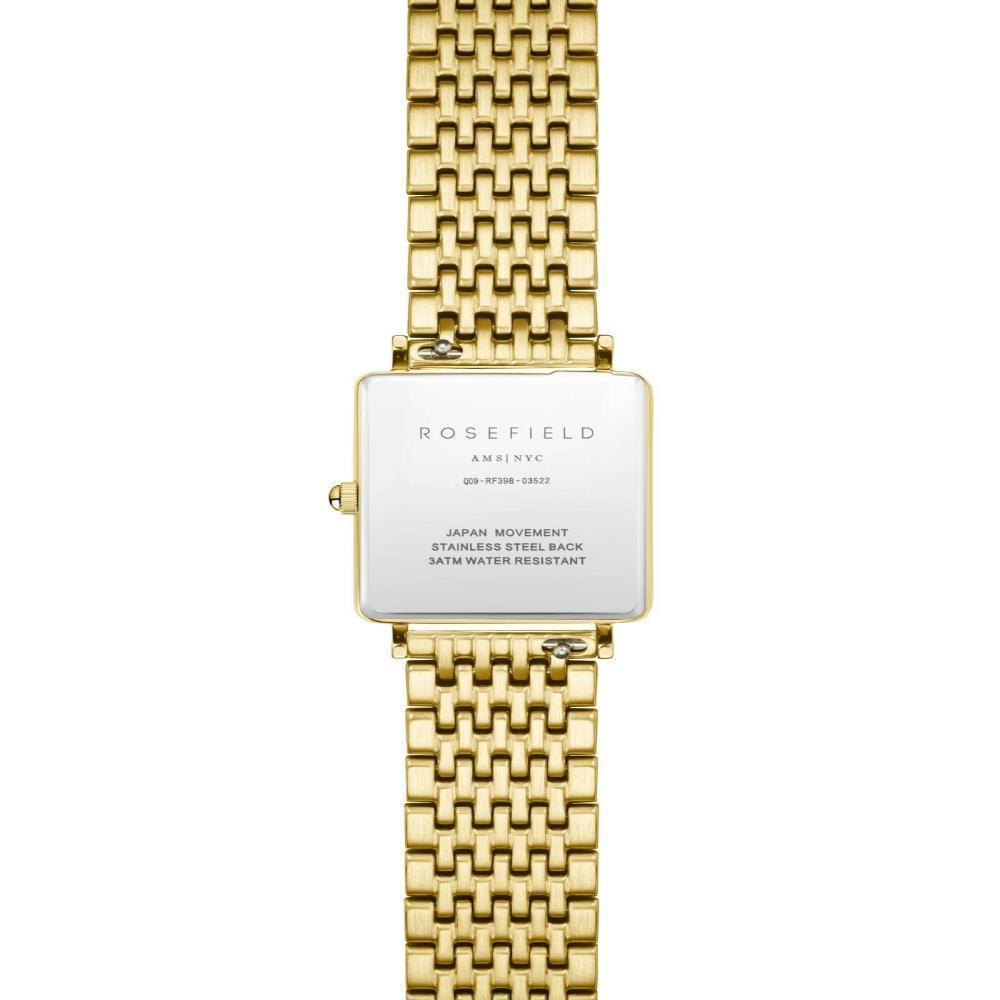 ROSEFIELD Damenuhr Boxy Gold eckig QWSG-Q09
