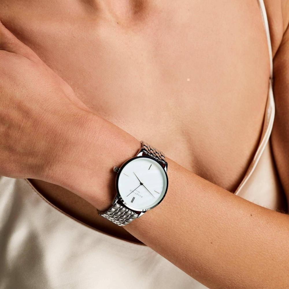 ROSEFIELD Women's Watch Pearl Edit Silver RMSSS-R02