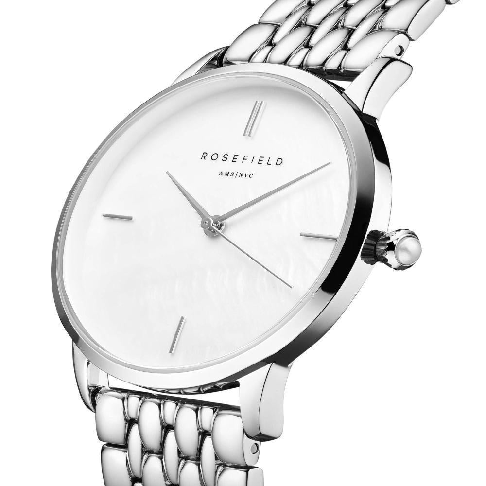 ROSEFIELD Damenuhr Pearl Edit Silber Perlmutt RMSSS-R02