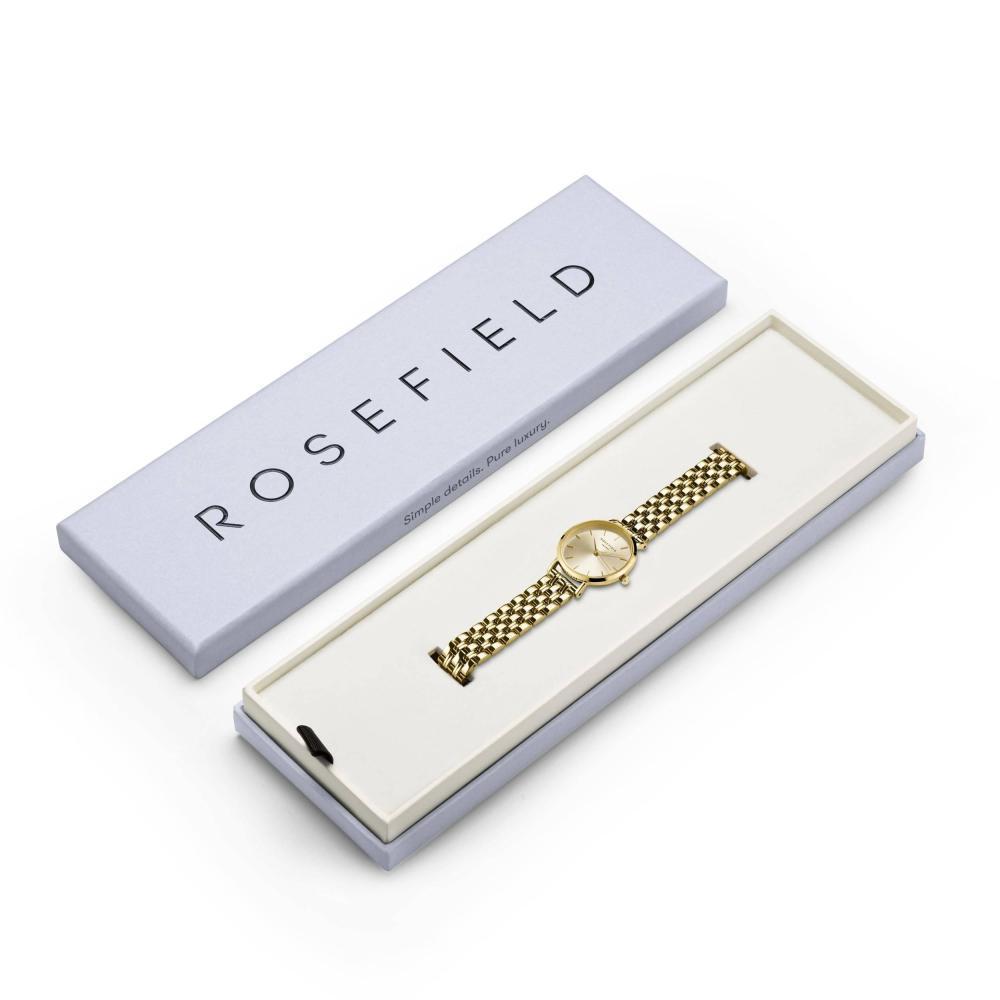 ROSEFIELD Women's Watch Small Edit Champagne Steel Gold SCGSG-S05