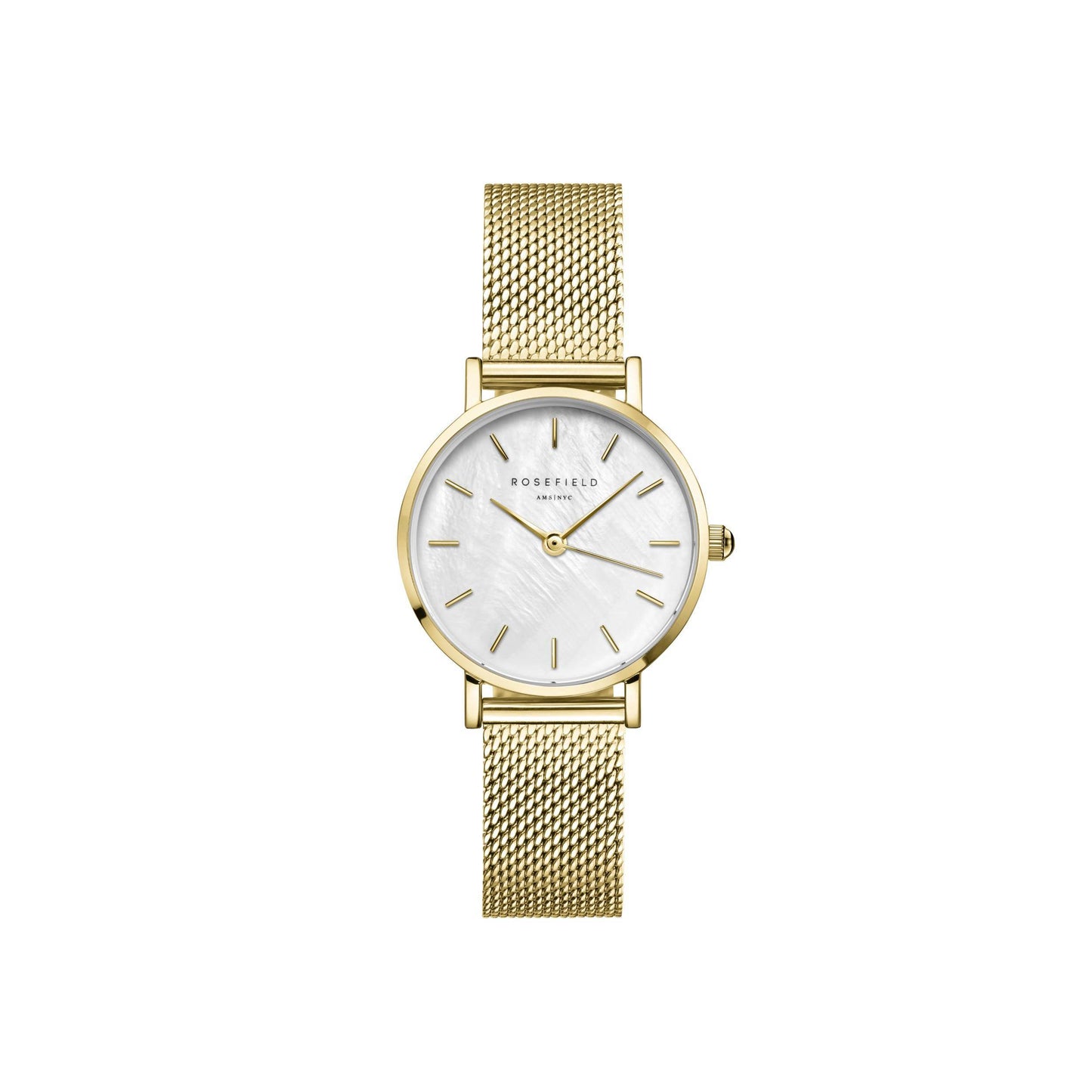 ROSEFIELD Damenuhr Small Edit Mesh Gold SMGMG-S06