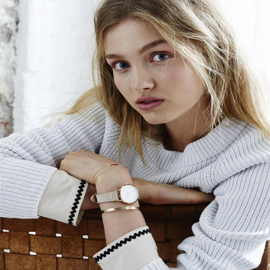 ROSEFIELD Damenuhr West Village Rosa Rosegold Leder WSPR-W73