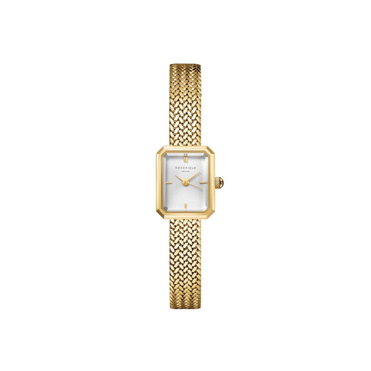 ROSEFIELD Damenuhr Mini Octagon Mesh Gold MWGMG-M01