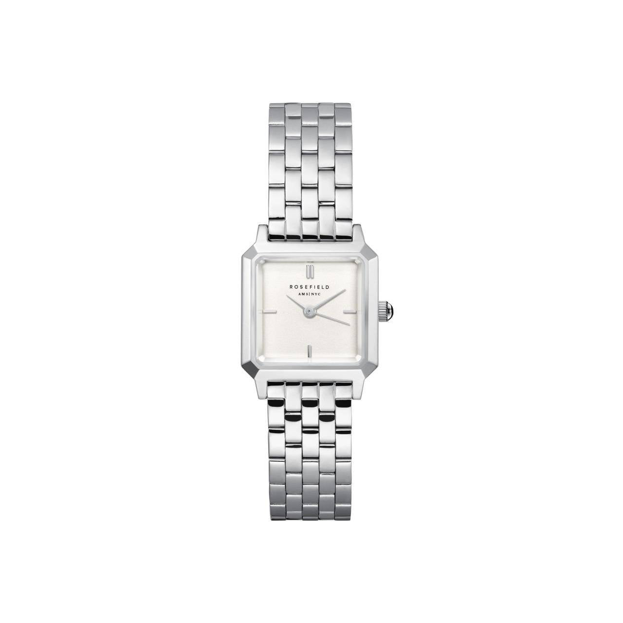 ROSEFIELD Damenuhr The Boxelle Silber BWSSS-B02