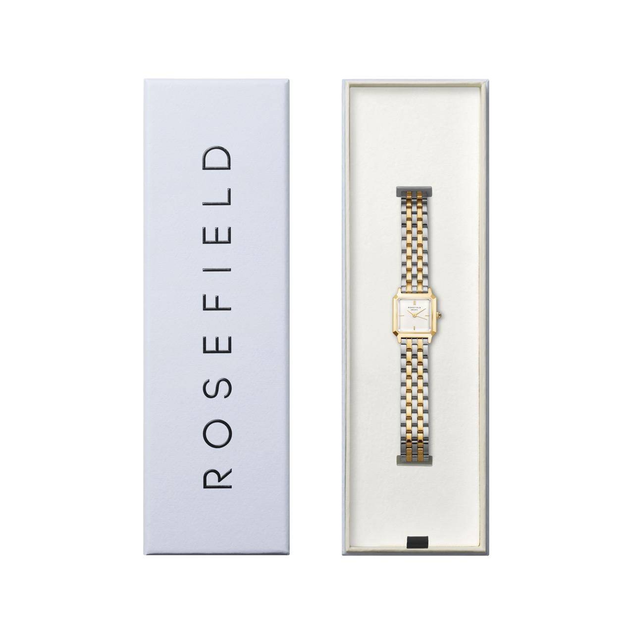 ROSEFIELD Damenuhr The Boxelle Bicolor BWDSG-B03