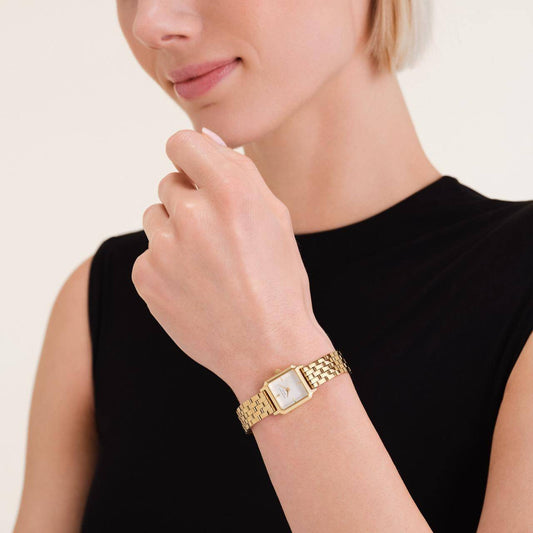 ROSEFIELD Damenuhr The Boxelle Gold BWGSG-B01