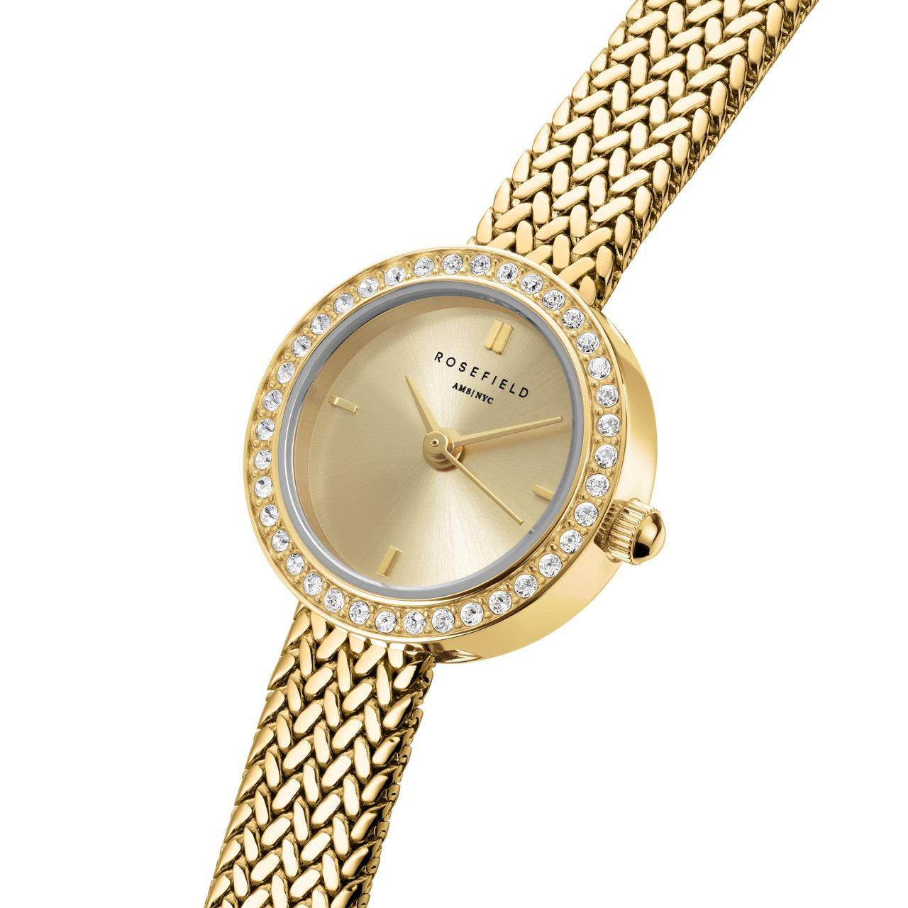 ROSEFIELD Damenuhr Mini Small Edit Champagne Gold MCGMG-M03