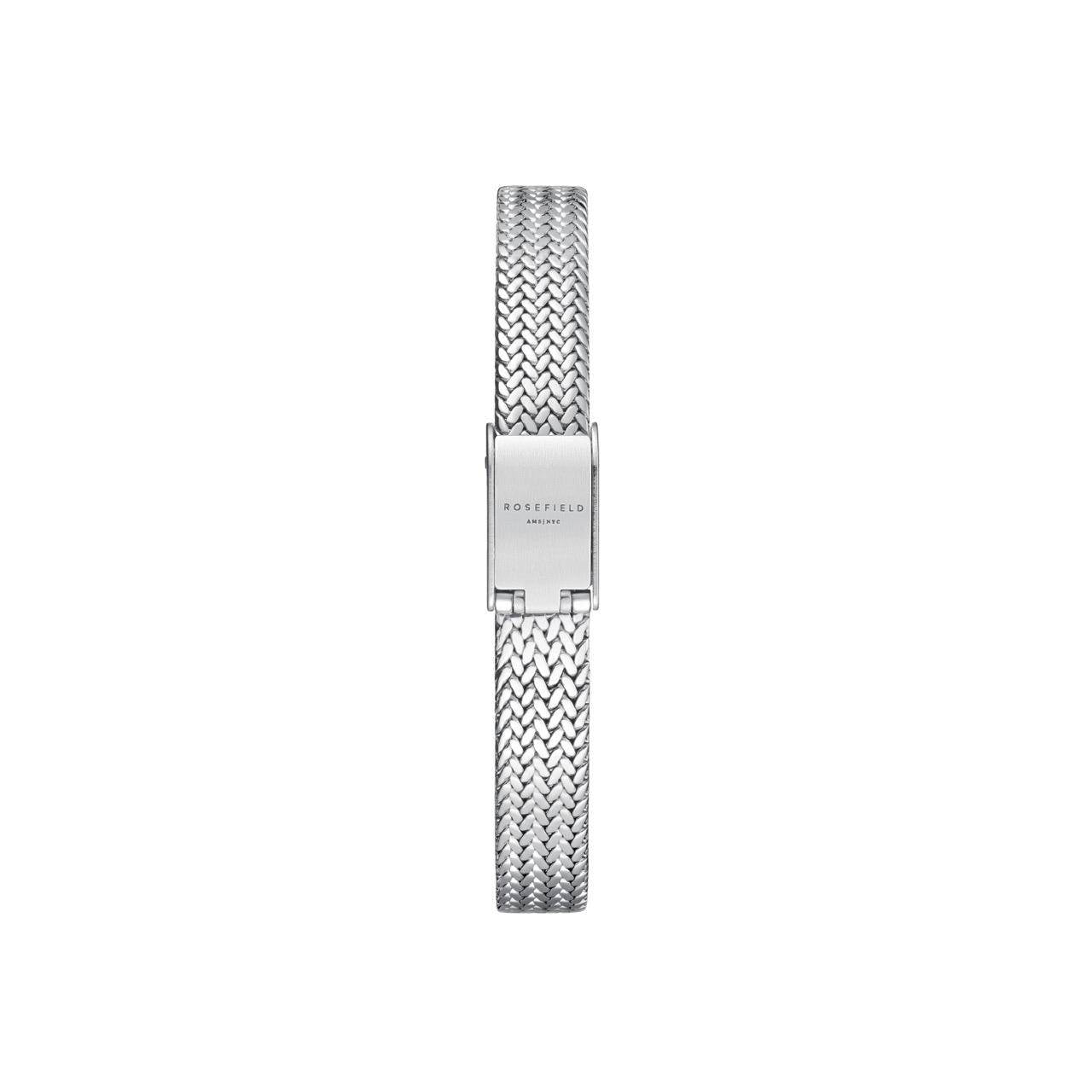ROSEFIELD Damenuhr Mini Oval Mesh Silber MWSMS-M05
