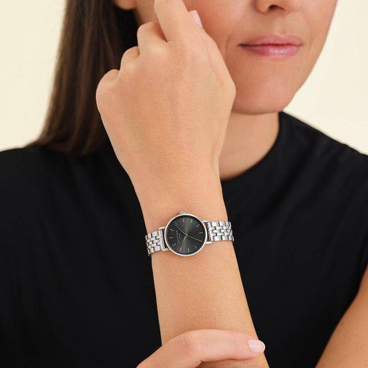 ROSEFIELD Women's Watch Small Edit Gray Steel Silver SGSSS-SE03