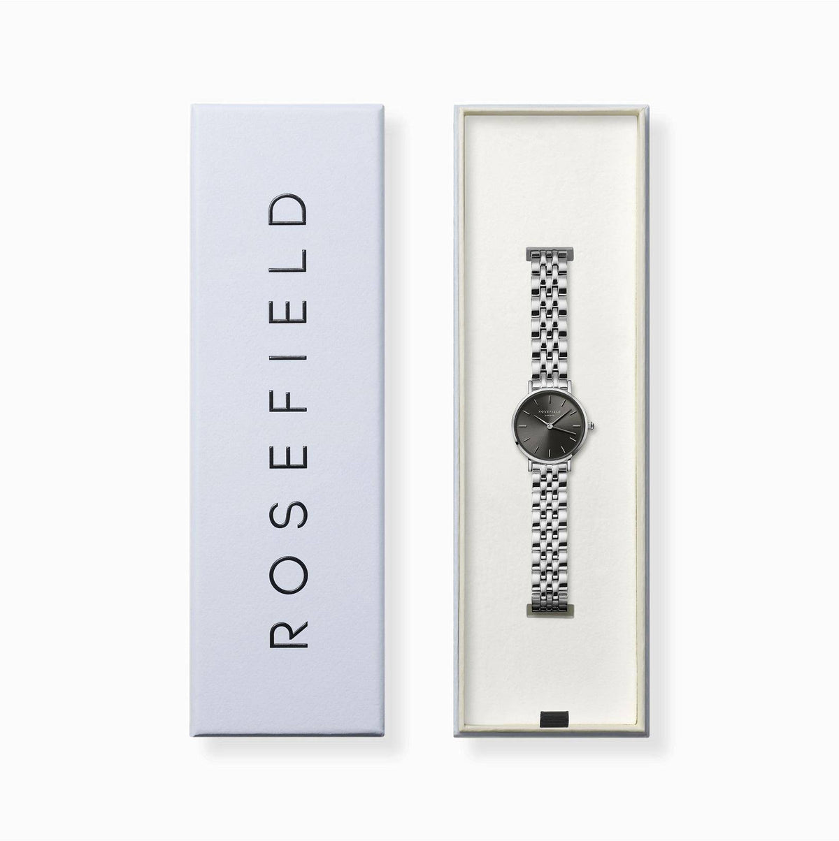 Montre femme ROSEFIELD Small Edit gris argenté