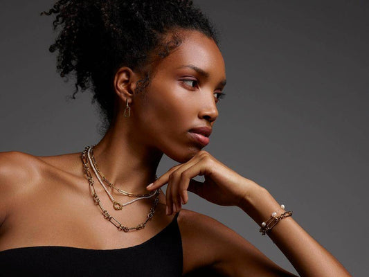 ROSEFIELD Armband Multi Pearl Bracelet Gold