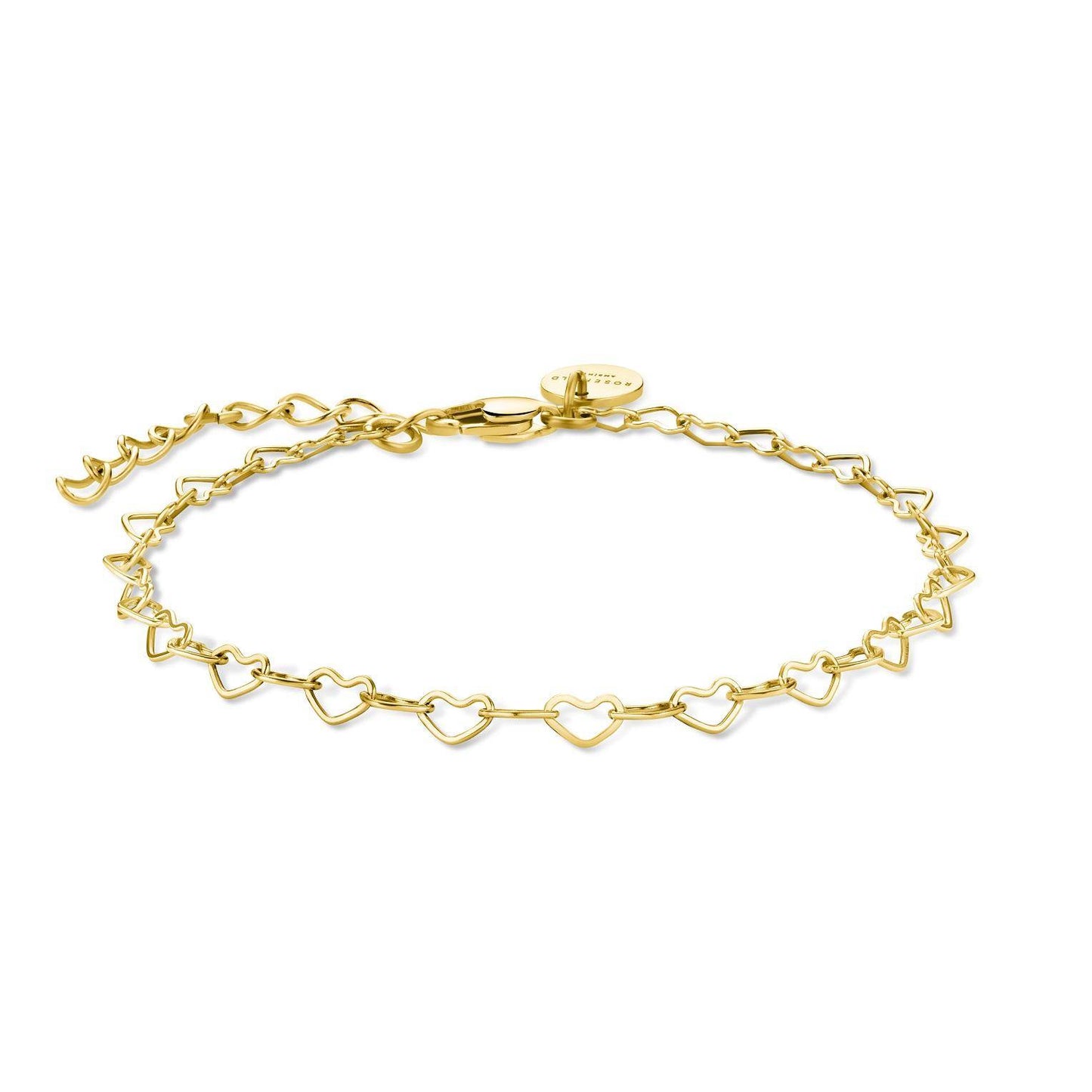 ROSEFIELD Bracelet Hearts Chain Gold JBHCG-J682