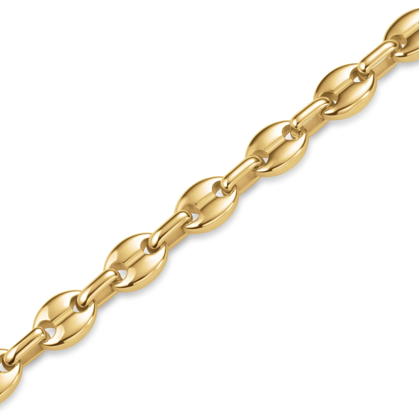 ROSEFIELD Necklace Bicolor Herringbone Necklace Gold Silver Stainless Steel JNDHG-J703