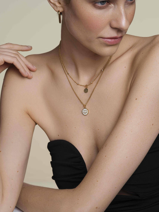 ROSEFIELD Halskette Flat Curb Necklace Gold