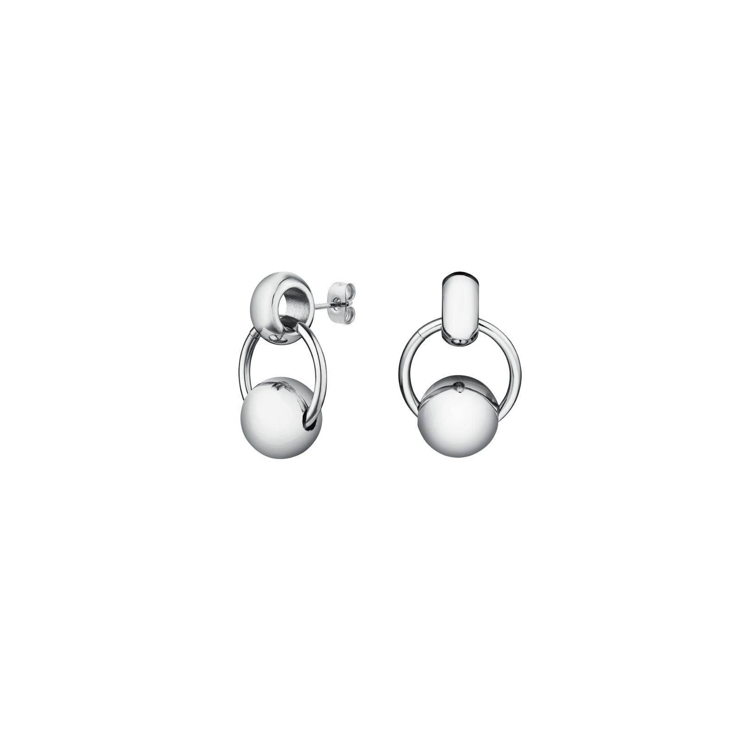 ROSEFIELD Ohrringe Chunky-Roll Silber JECES-J897