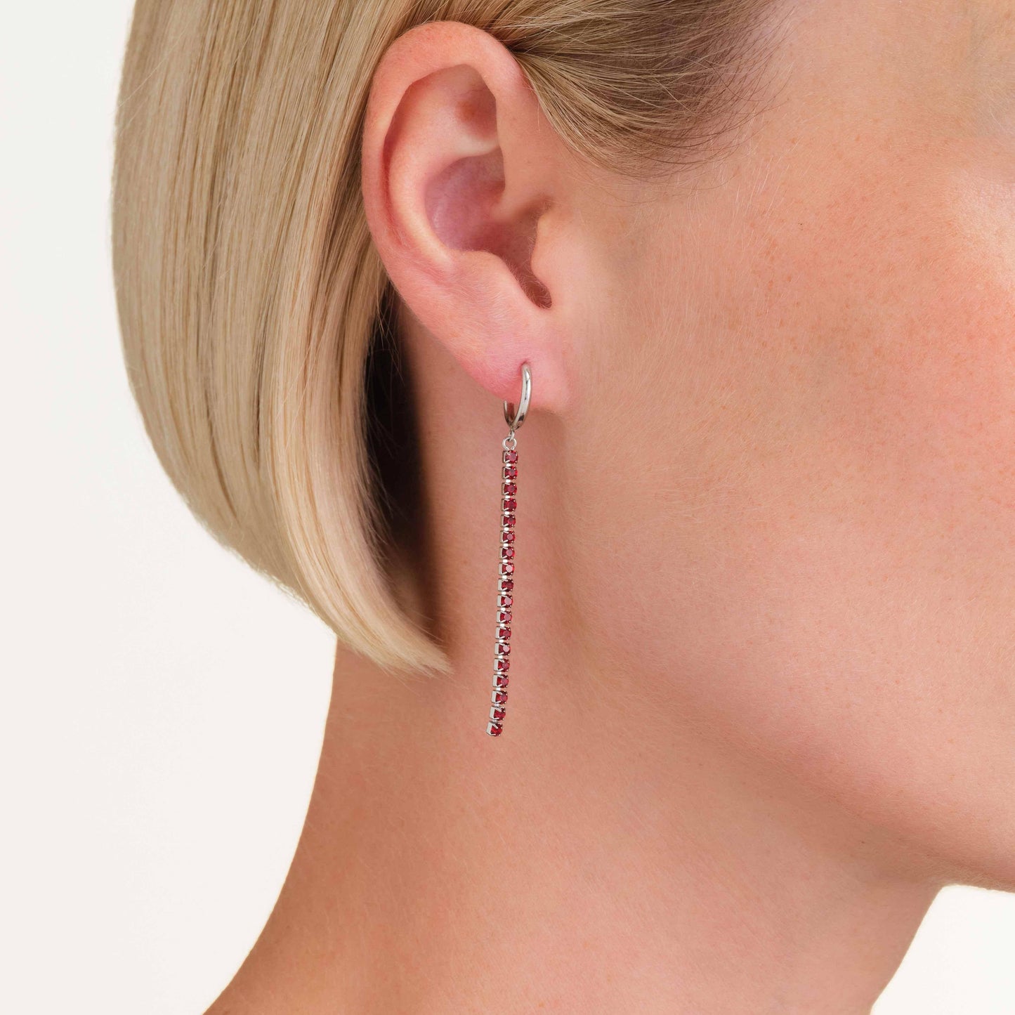 ROSEFIELD Ohrringe Tennis Siam Silber JETSS-J925