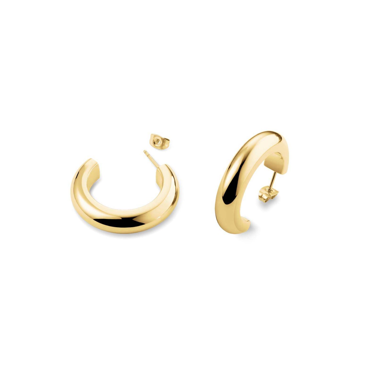 ROSEFIELD Ohrringe Massive Hoops Gold JEDSG-J803