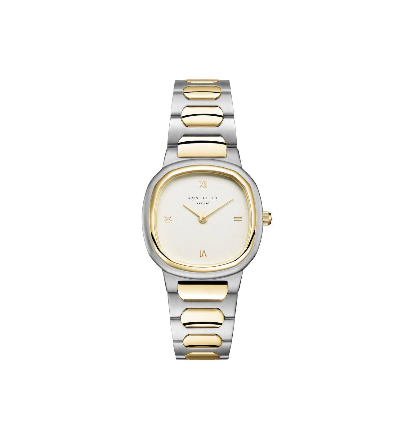 ROSEFIELD Damenuhr GAIA Bicolor Gold-Silber-Matt
