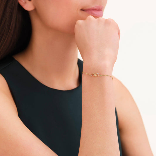 ROSEFIELD Damen Armband Infinity Gold