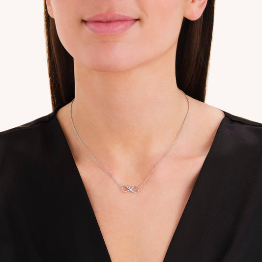 ROSEFIELD Damen Halskette Infinity Silver