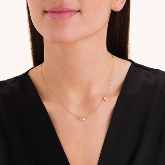 ROSEFIELD Damen Halskette Mix soft Gold