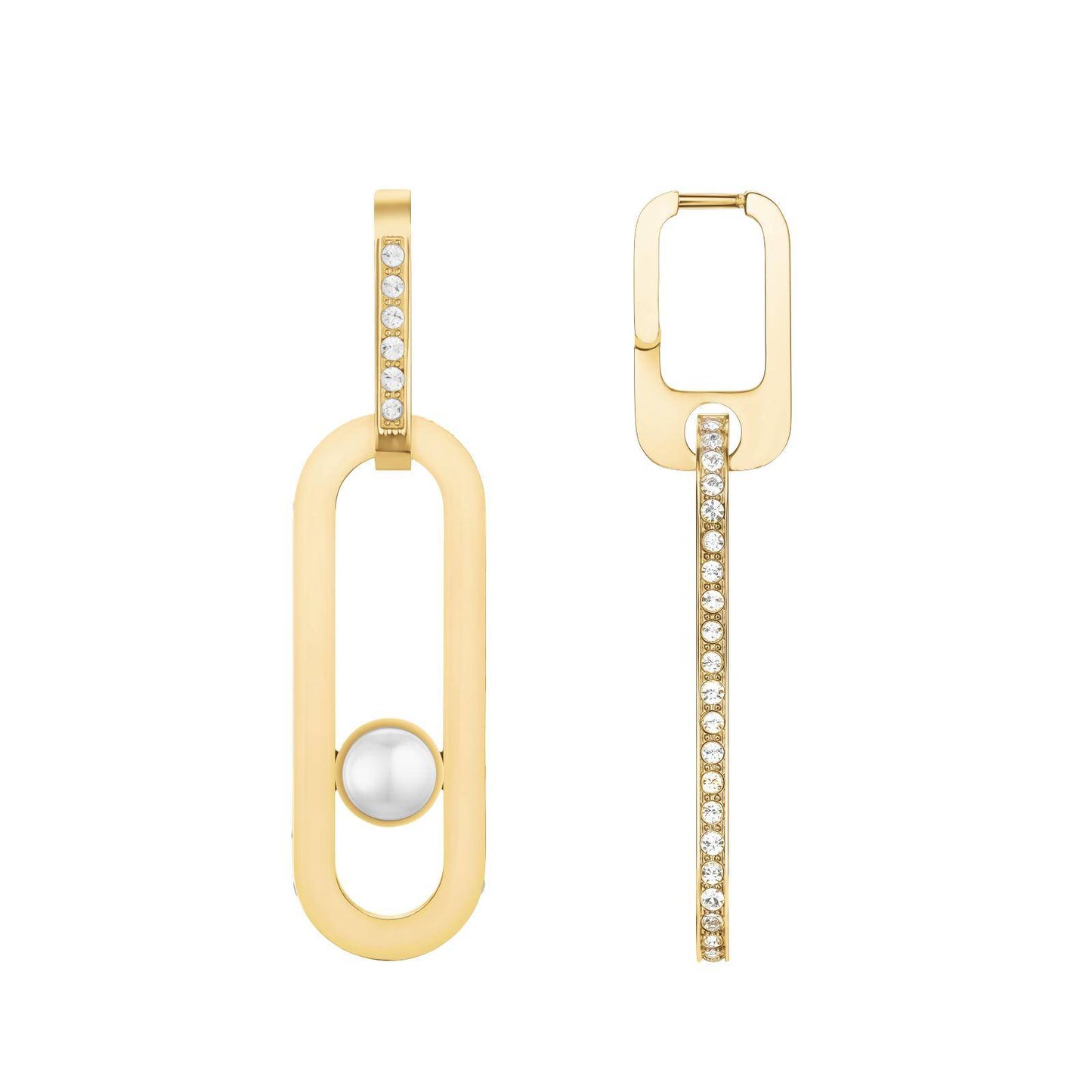 ROSEFIELD Damen Anhänger-Ohrring Modern Pearl Gold